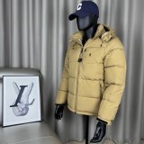 Original FW25 Gorham Winter Simple Embroidered Logo Hooded Down Jacket