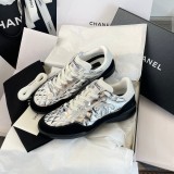 Original Quilted Leather Low top Lace Up Sneakers