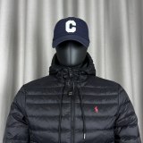 Original FW25 Colden Winter Simple Embroidered Logo Hooded Down Jacket