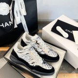 Original Quilted Leather Low top Lace Up Sneakers