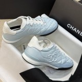 Original Quilted Leather Low top Lace Up Sneakers