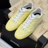Original Quilted Leather Low top Lace Up Sneakers