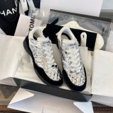Original Quilted Leather Low top Lace Up Sneakers