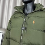 Original FW25 Gorham Winter Simple Embroidered Logo Hooded Down Jacket