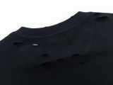 Original Distressed Logo T-Shirt Black Oversized Tee