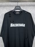 Original Distressed Logo T-Shirt Black Oversized Tee