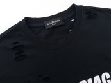 Original Distressed Logo T-Shirt Black Oversized Tee