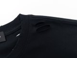 Original Distressed Logo T-Shirt Black Oversized Tee