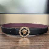 5A Men's Belt with Medusa Buckle