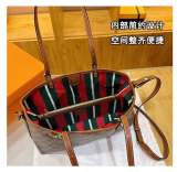 5A GG Emblem Tote Bag Canvas Shoulder Bag