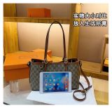 5A GG Emblem Tote Bag Canvas Shoulder Bag