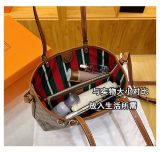 5A GG Emblem Tote Bag Canvas Shoulder Bag