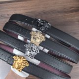 5A Men's Slide Buckle Belt with Medusa Buckle
