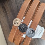 5A Men's Slide Buckle Belt with Medusa Buckle