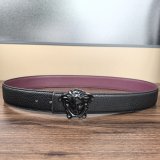 5A Men's Slide Buckle Belt with Medusa Buckle