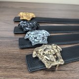 5A Men's Slide Buckle Belt with Medusa Buckle