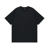 Original Rhinestone Script Logo T-Shirt Black Cotton Tee