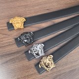 5A Men's Slide Buckle Belt with Medusa Buckle