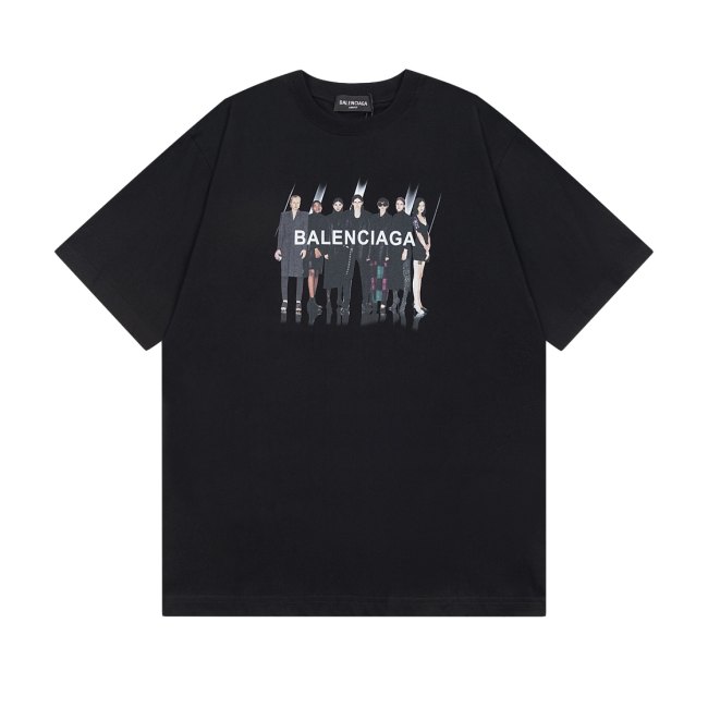 Original All Star Band T-Shirt Black Cotton Graphic Tee with Cast Print