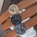 5A Men's Slide Buckle Belt with Medusa Buckle