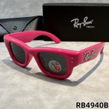5A Diamond Encrusted Square Polarized Sunglasses RB4940B