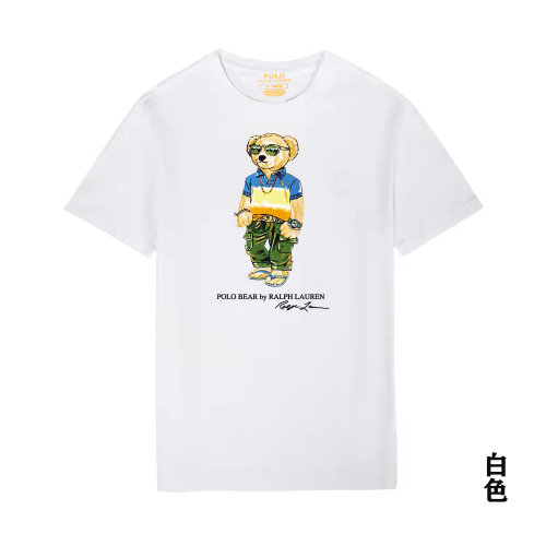 5A Classic Fit Polo Bear Jersey T-Shirt Red