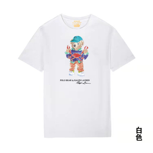 5A Classic Fit Polo Bear Jersey T-Shirt Black