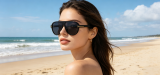 5A Oversized Aviator Sunglasses 0279