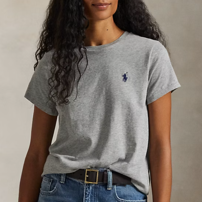 5A Women Short Sleeve T-shirts Grey