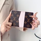 5A Charms Monogram Canvas Card Holder