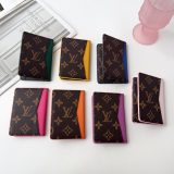 5A Charms Monogram Canvas Card Holder