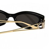 5A 30Montaigne Oval Cat Eye Frame Sunglasses