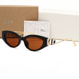 5A 30Montaigne Oval Cat Eye Frame Sunglasses