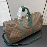 Original Keepall Bandoulière 50 Monogram Macassar Canvas Travel Bag