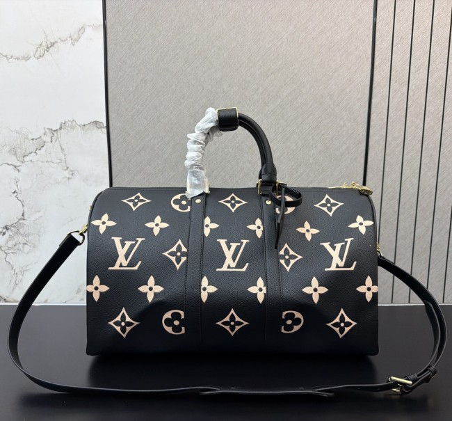 Original Keepall Bandoulière 45 Monogram Empreinte Leather Travel Bag