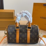 Original Keepall Bandoulière 25 Monogram Canvas Classic Travel Bag