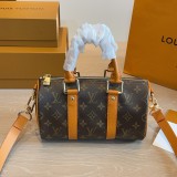Original Keepall Bandoulière 25 Monogram Canvas Classic Travel Bag