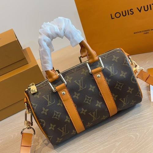 Original Keepall Bandoulière 25 Monogram Canvas Classic Travel Bag