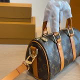 Original Keepall Bandoulière 25 Monogram Canvas Classic Travel Bag