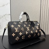Original Keepall Bandoulière 45 Monogram Empreinte Leather Travel Bag