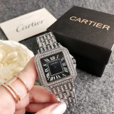 5A Square Diamond Quartz Watches 4722