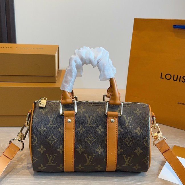 Original Keepall Bandoulière 25 Monogram Canvas Classic Travel Bag