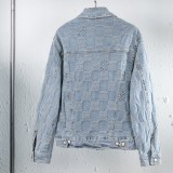 5A Damier SS26 Classic Denim Jacket