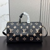 Original Keepall Bandoulière 45 Monogram Empreinte Leather Travel Bag