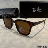 5A Square Frame Polarized Sunglasses RB4323