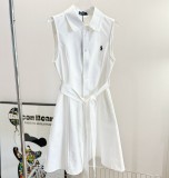5A Polo Dress Women's Sleeveless Oxford Shirt Dress