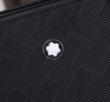 Original Extreme 3.0 Slim Briefcase Black Woven Texture Leather Men's Business Laptop Bag