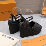 Original Mare Raffia Wedge Sandals Women's Summer Heels