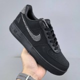 5A  Air Force 1 Low Black Rhinestone IQ9772-001