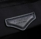 Original Extreme 3.0 Slim Briefcase Black Woven Texture Leather Men's Business Laptop Bag